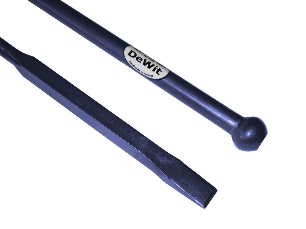 Stootijzer 140 cm met 40 cm vierkant