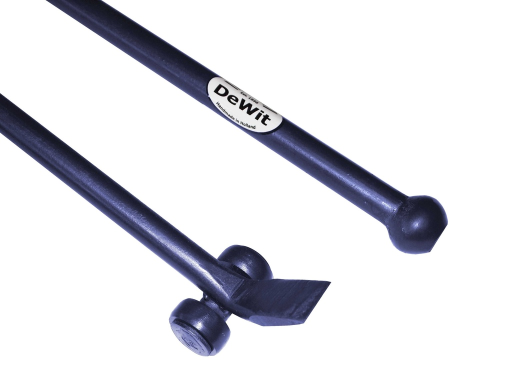 Rolkoevoet 1500 x 30mm met knop