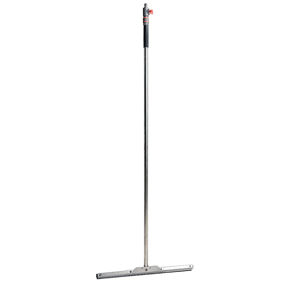 WS RVS Vloertrekker met aansluiting voor (Gardena) tuinslang incl. kraantje (t.b.v. inkeren WS Voegmortel)