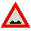 VERKEERSBORD ALU DOR KL.3 DRIEHOEK 90