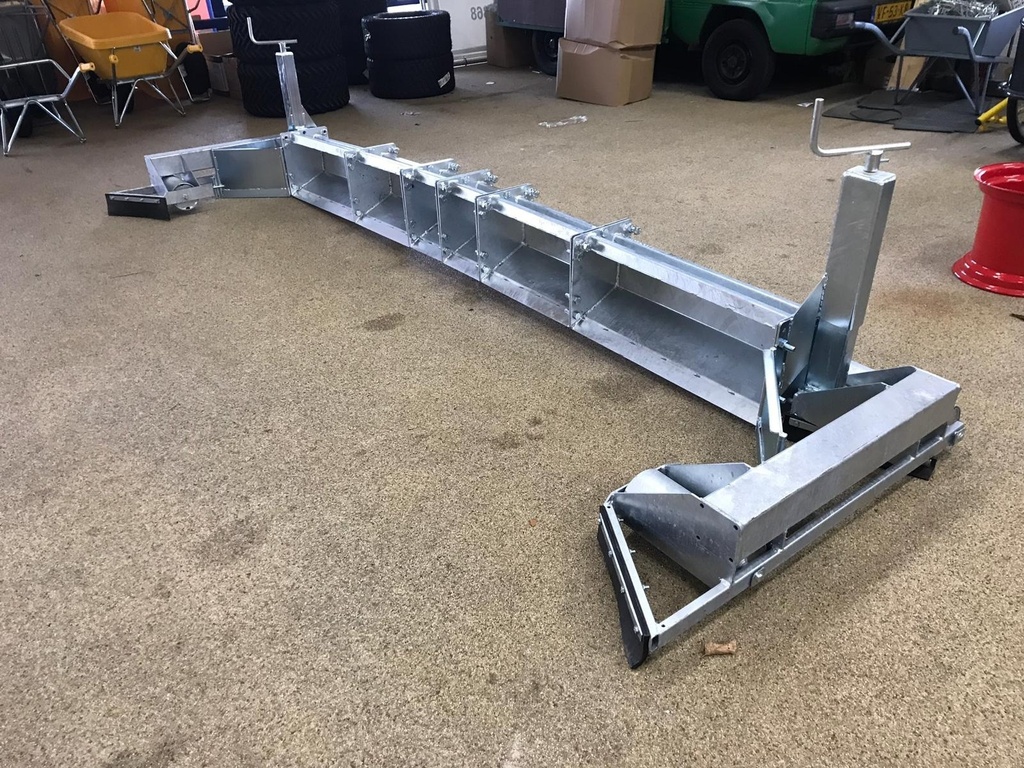 Afreibalk set 300CM bestaande uit: Wielset | 2x 75 cm | 2x 50 cm | 2x 25cm