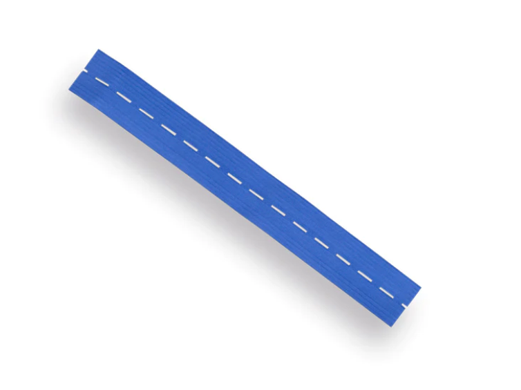 Textiele rubberen banden voor kniebeschermer elastiek blauw