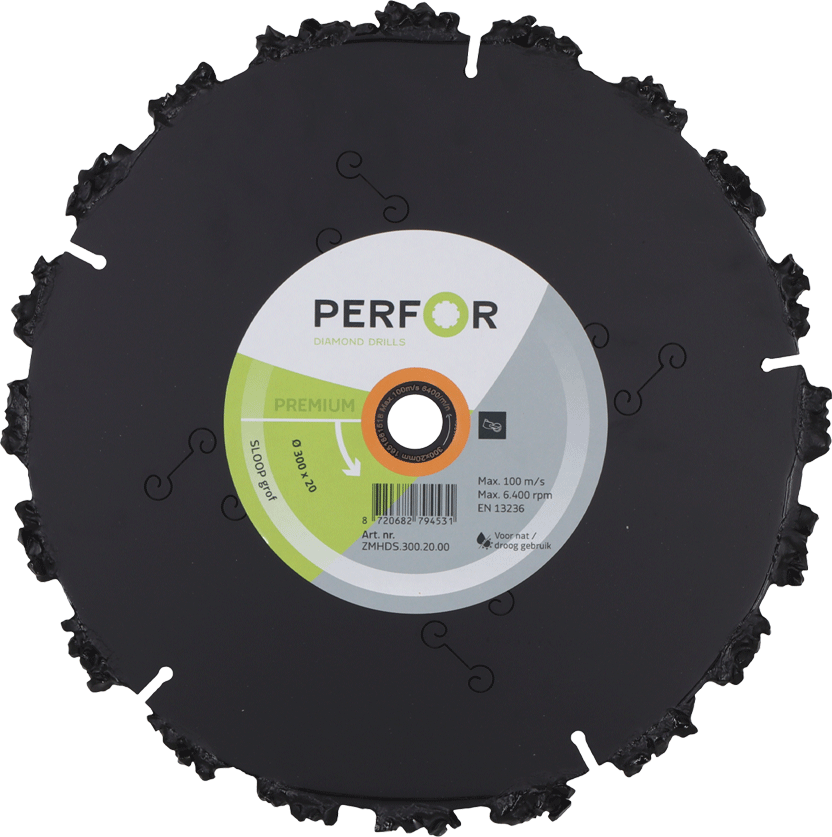 Zaagblad voor wortels