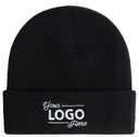 Gebreide muts met eigen logo