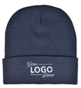 Gebreide 100% RPEF muts met eigen logo