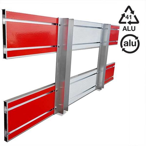 Aluminium Schrikhek 1.50 Meter 100% gerecycled