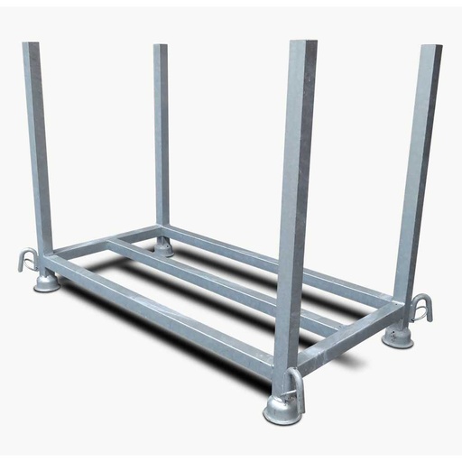 [3040.0140] Verzinkt opslagrek voor schrikhekken / afzethekken & Baakvoeten