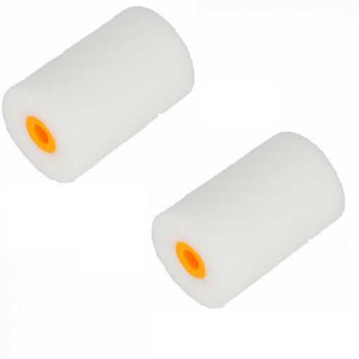 [55050] Verfrol Schuimrol super fijn wit 5 cm (à 2 st.) RECHT