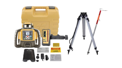 [AT105821101SET] TOPCON RL-HV2S met statief en baak+ LS-100D mm ontvanger dubbel afschotlaser 