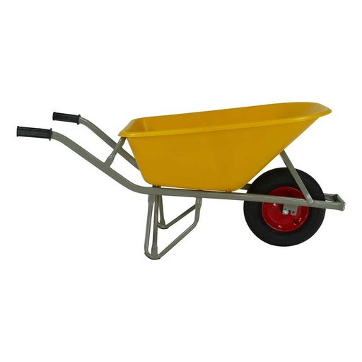 [ATD2260] Kruiwagen SCHUURHUIS geel