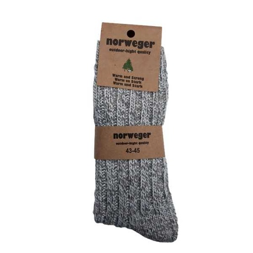 Geiten Wollen Noorse Sokken 5040 ! Grijs