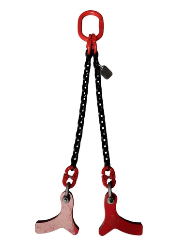 [DHWYE82SSTC08008] Stelconplaat haken ketting compleet