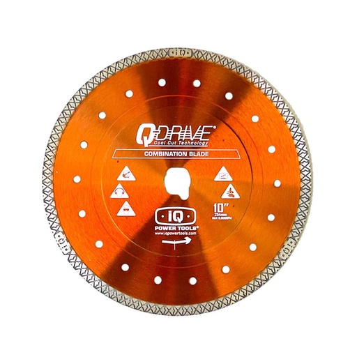 [IQTLD254154PQDCOMBO] IQ Power Tools Diamantzaagblad 254mm Q-Drive combi (iQTS244)