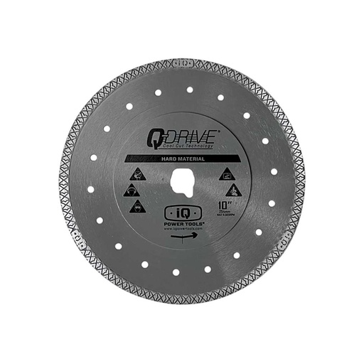 [IQTLD254154PQDHARDMAT] IQ Power Tools Diamantzaagblad 254mm Q-Drive hard (iQTS244)