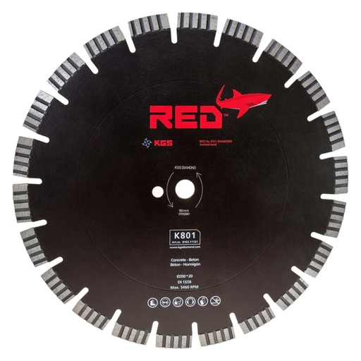 KGS Red K801 zaagblad (BESTE BLAD VOOR STRATENMAKER)