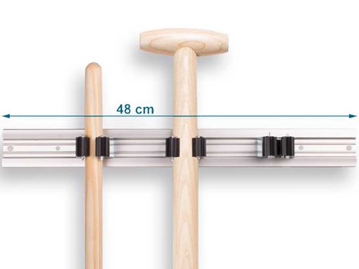 [KMS1107430] PRAX Vario rail 48 cm breed voor Prax steelklemmen
