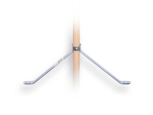 [KMS1492650] Stokhouder SOLIDE 45 cm breed, 19 cm hoog voor steel 28 mm