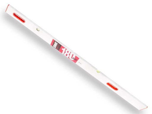 [KMS1505412] BMI Afreilat - Strijklat 180cm met 2 libellen en 2 handgrepen