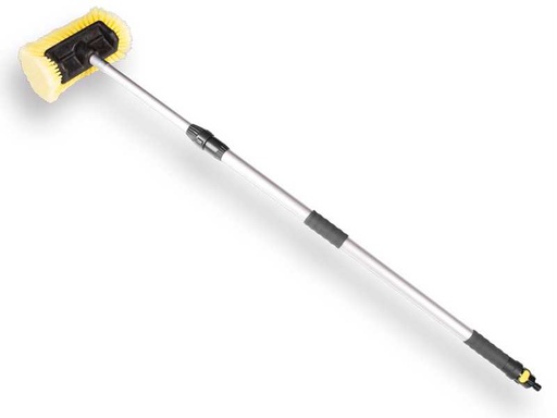 [KMS1520290] Wasborstel waterdoorlatend 25 cm met aluminium telescoopsteel 119 - 194 cm