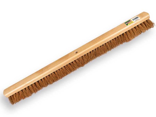 [KMS1550585] Zaalveger SOLIDE kokos 100 cm, vlakke kap