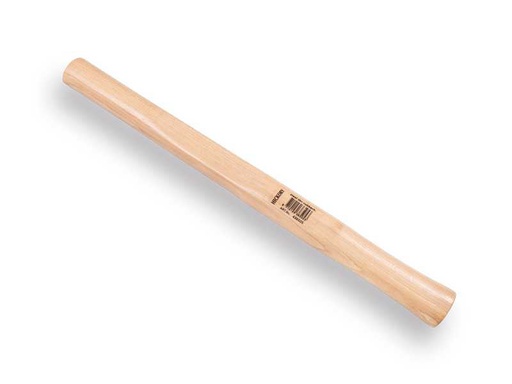 [KMS436505] Rubberhamersteel ATLAS HICKORY voor Rotterdams model met gat, kopmaat 32 x 11 mm