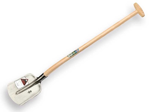 [KMS700230] Steekbats Ruhr Brillant 1/4 000, gehard, gepolijst, met ATLAS schopsteel 110 cm. gebogen