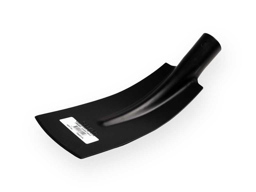 [KMS780514] Kabelschop ATLAS 10 cm 1/2 zwart, onderkant recht, extra gehard