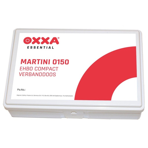 [MAJ81015000] OXXA® Martini 0150 EHBO compact verbanddoos (Geen ophangbeugel)
