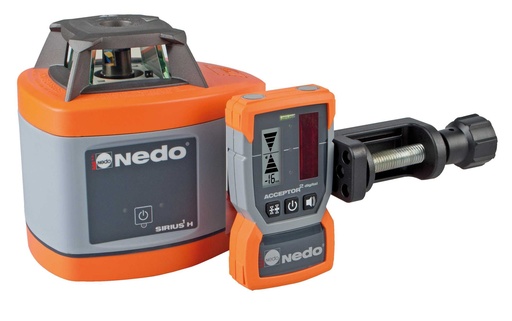 Nedo laser Sirius H in koffer met ontvanger en lader