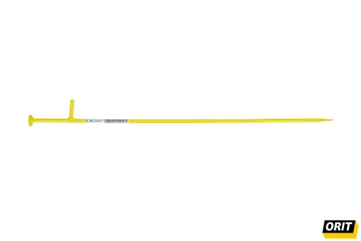 [ORTWPTE8001021000] Draadpen L-kop 800mm ORIT RAL 1021