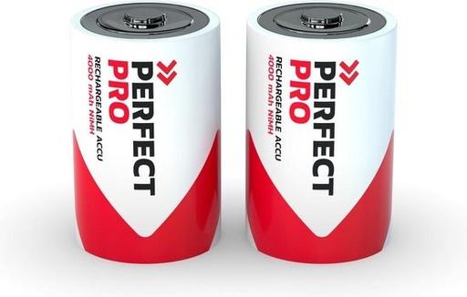 [PERBD2] Perfectpro B-D2 NiMH Batterijen D 8000 mAh - 2 stuks