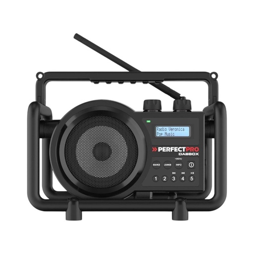 [PERDBX3] PERFECTPRO DABBOX radio (zonder accu's)