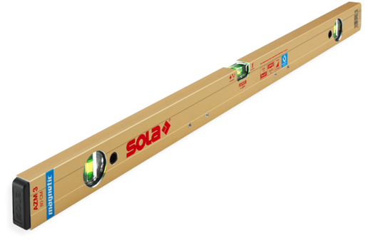 Sola AZM 3 Alu- magneetwaterpas met 2 verticale libellen