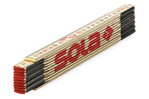 [SOL53010801] Sola H 2.4/12 Houten Vouwduimstok