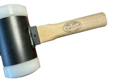 [WIT020510] Bandhamer met nylon koppen en 30cm steel