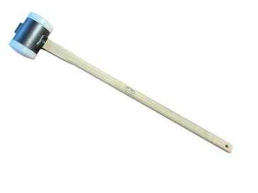 [WIT020610] Bandhamer met nylon koppen en 90cm steel