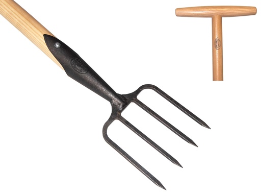 [WIT5120] Grasmat herstelvork 4 tands essen steel 900mm