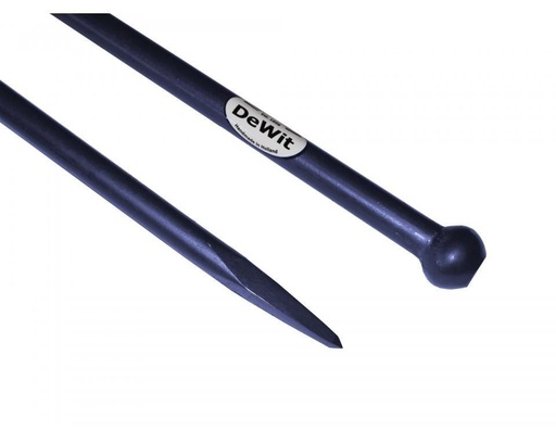 [WIT7008] Stootijzer 1400 mm knop en punt