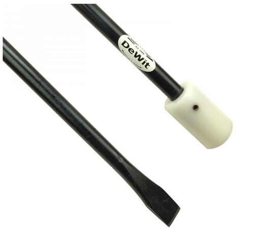 [WIT7012] Stootijzer 1400 x 28mm met nylon dop Ø 50mm