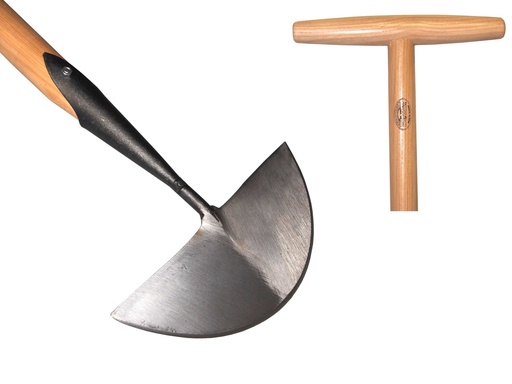 [WIT9101] Graskantsteker gesmeed essen steel 850mm