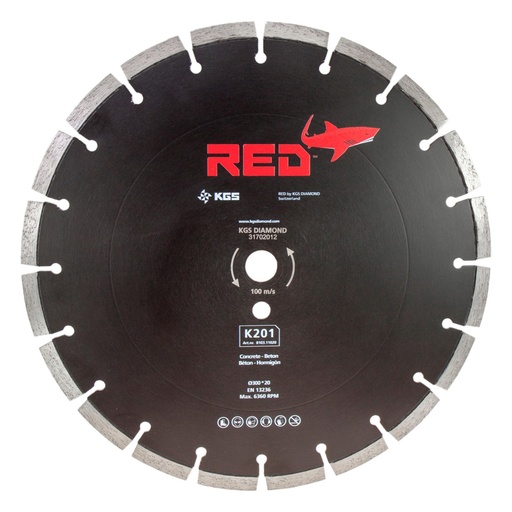 KGS Red K201 zaagblad beton