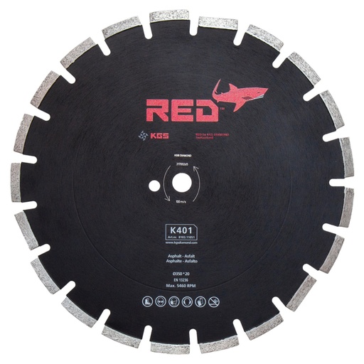Red K401 diamantzaag asfalt