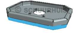 Zuignappen VTH-150-BL Hamevac