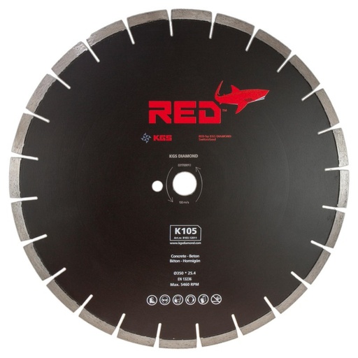 [30977] RED K105 Tafel diamantzaag 500x60 mm UNIVERSEEL