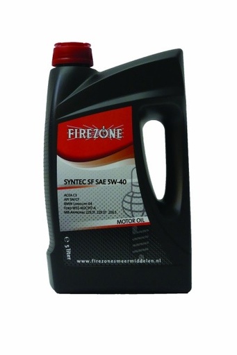 [5w-40] Olie Syntec 5W -40 per bus 1 liter Fire Zone