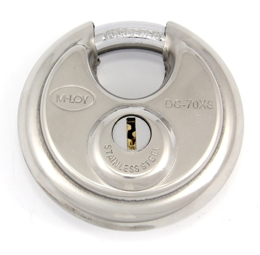 [dc570n] Discusslot RVS 70 mm op sleutelnr.