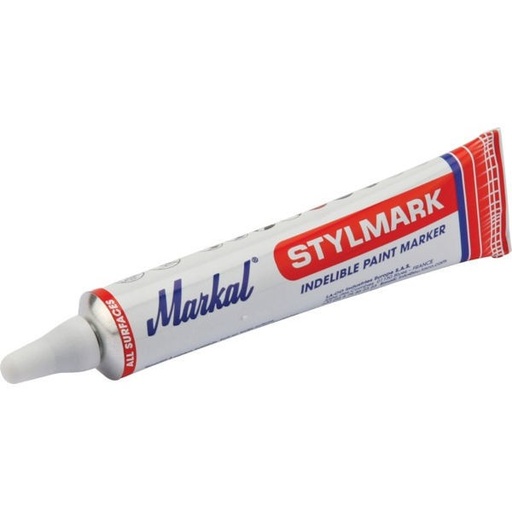 [markal] Markeerstift tube 3mm wit 421000