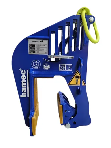 [HAKWK3100] Keerwandenklem Hamec mechanisch WLL 3100 kg