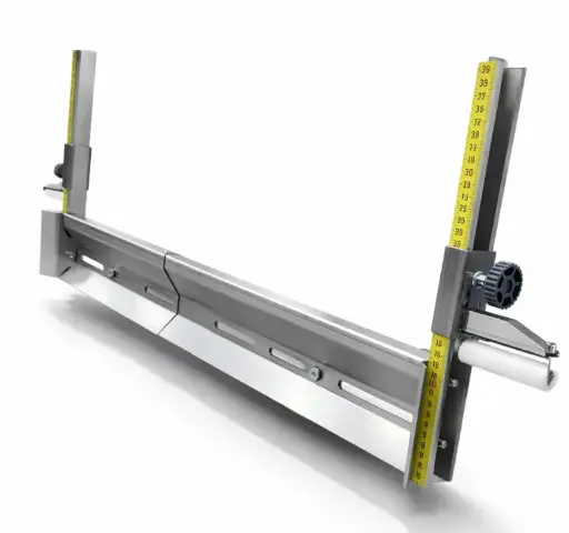 [INT.1070] Afrijlat verstelbaar 80 - 130 cm RVS