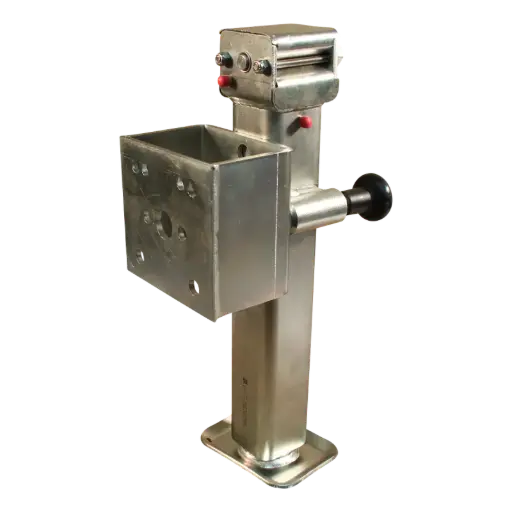[887.060.240.424] Steunpoot wegklapbaar D85-met zeskant SW19 ⧄60 1300kg verzinkt 255mm 416mm